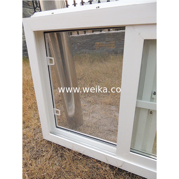 1.7mm UPVC Sliding Window And Door PVC Banheiro Janela Com Grades Screen Net
