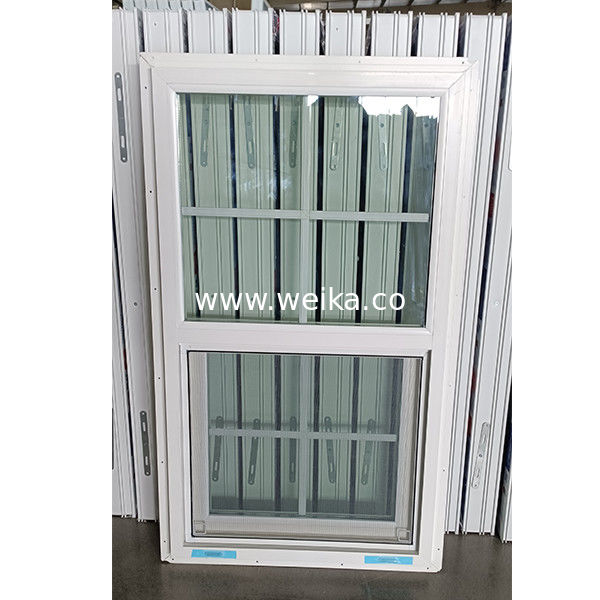 Janela móvel UPVC Single Hang Janela de plástico Sash Janela para casa de campo