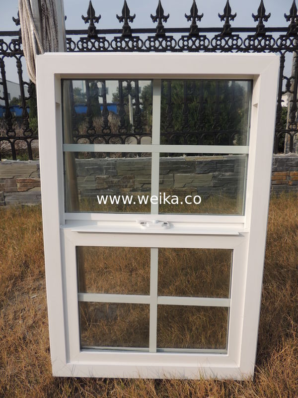 Customize Dimensões Vertical Sliding Single Hang Windows Duplo Vidro 1,4 mm - 2,5 mm Espessura
