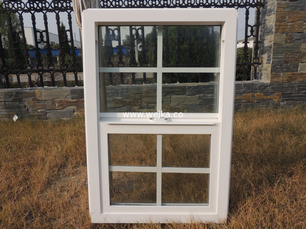 Customize Dimensões Vertical Sliding Single Hang Windows Duplo Vidro 1,4 mm - 2,5 mm Espessura