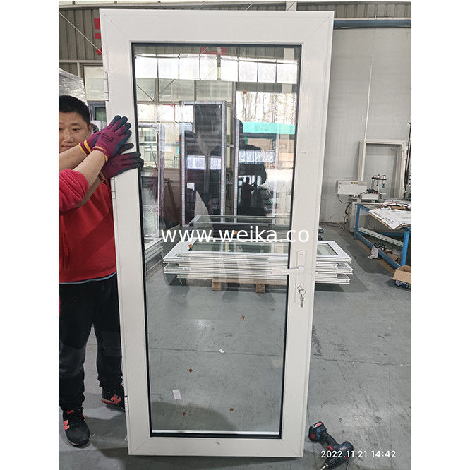 WEIKA New Style China Factory Duplo Vidrado Janela Moderna Termal Break Alumínio Swing Alumínio Porta