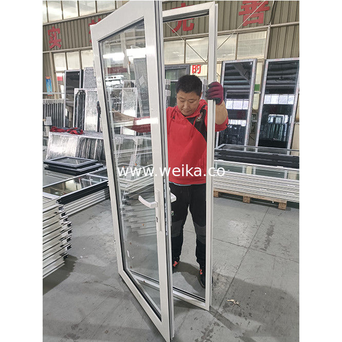 WEIKA New Style China Factory Duplo Vidrado Janela Moderna Termal Break Alumínio Swing Alumínio Porta
