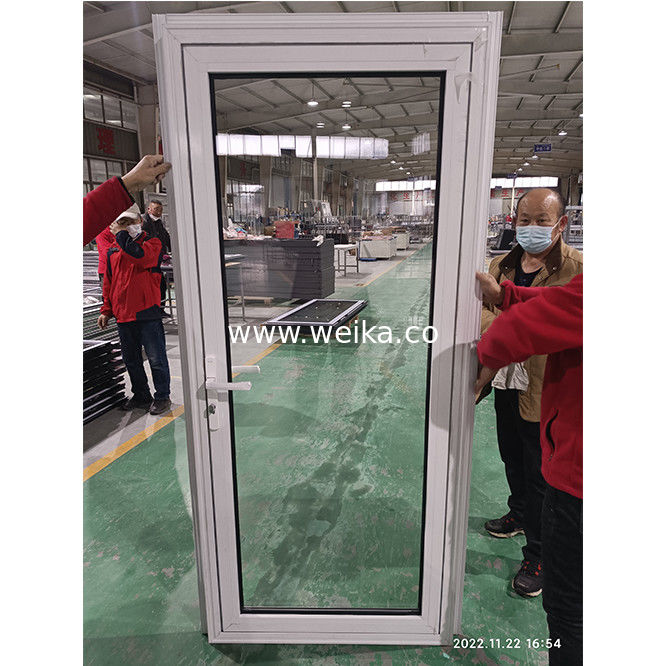 WEIKA New Style China Factory Duplo Vidrado Janela Moderna Termal Break Alumínio Swing Alumínio Porta