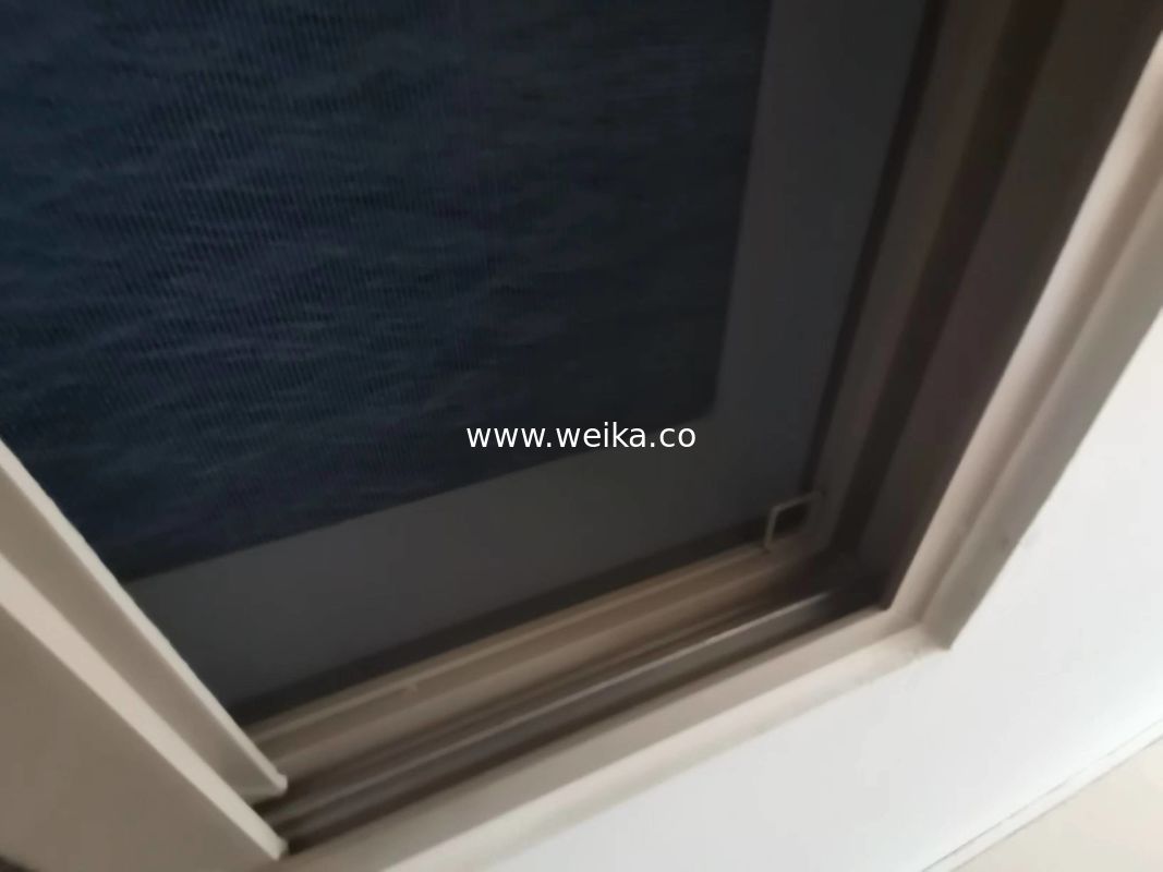 Janela e porta de PVC deslizante Pvc Upvc Vinil perfil de plástico Detalhes Fibra de vidro Fly Screen