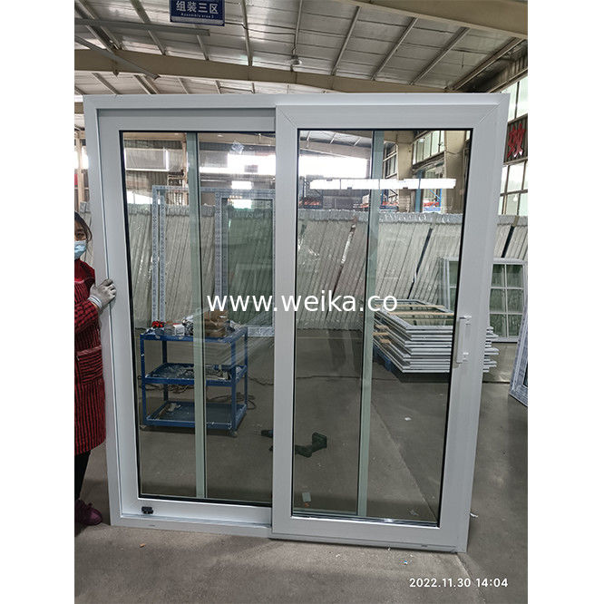 Balcão exterior portas deslizantes UPVC Pvc Frente Interior Acordeão quadro