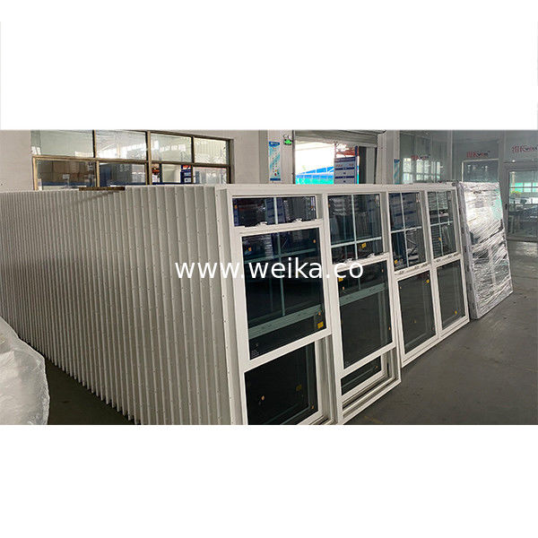 1.4mm - 2.5mm espessura UPVC Janela suspensa única Janela deslizante vertical de cor personalizada