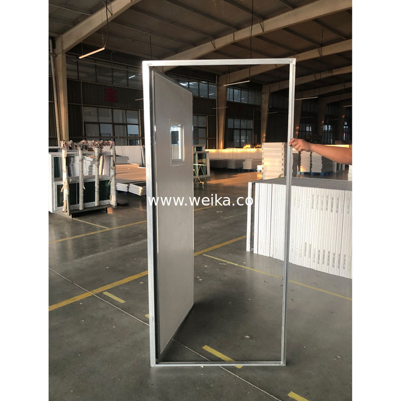 WPC Interior UPVC Porta lateral Pvc pronto para casas
