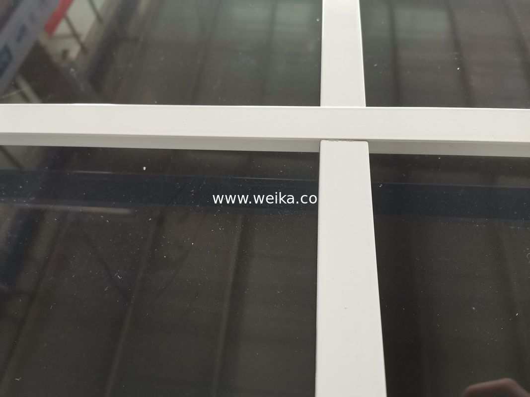 Janela de vidro fixa de UPVC de arco superior 24x24 Janela octogonal