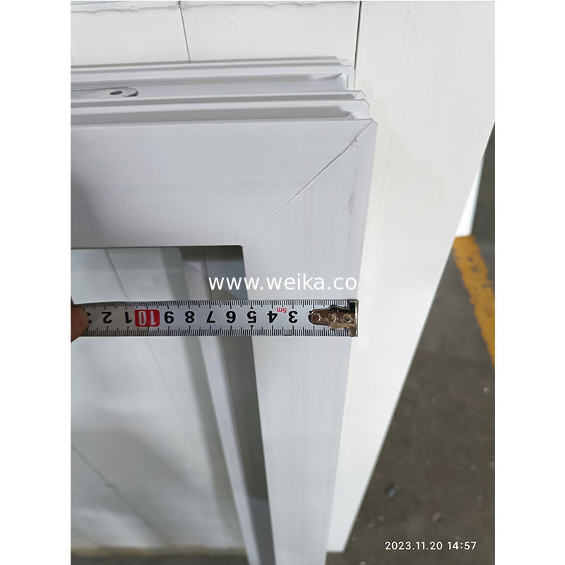 Performance de ventilação de janelas e portas deslizantes americanas UPVC com material de rede de tela de fibra de vidro