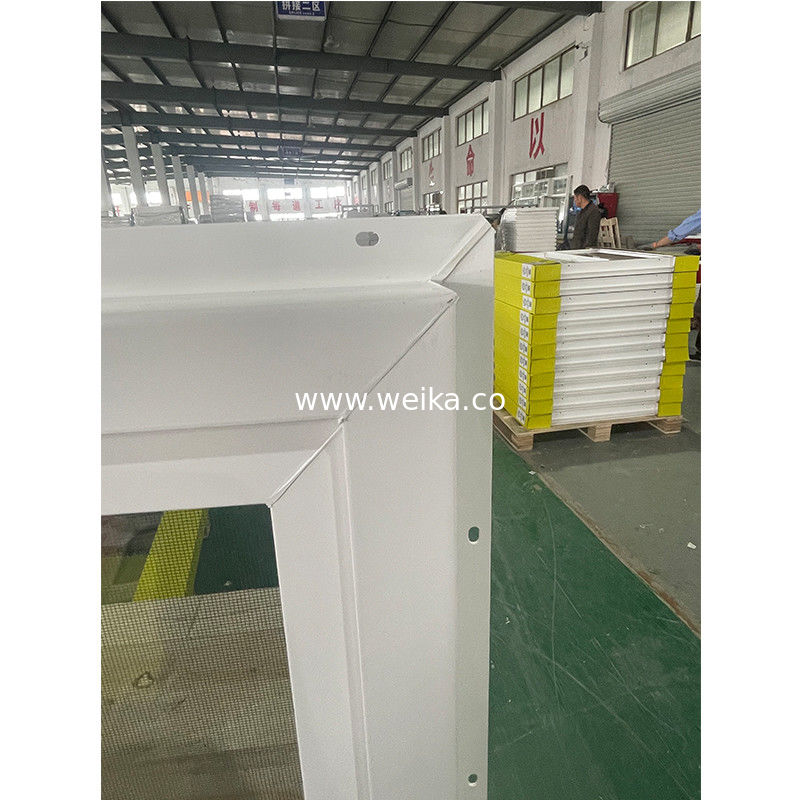 Soluções de janelas deslizantes de PVC com vidro duplo 58mm/65mm/80mm/82mm Série de perfis e design de vidro temperado