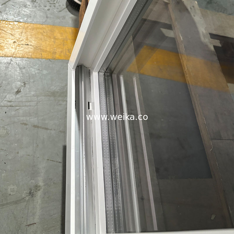 Janela deslizante de UPVC de malha de segurança para substituição de casas residenciais