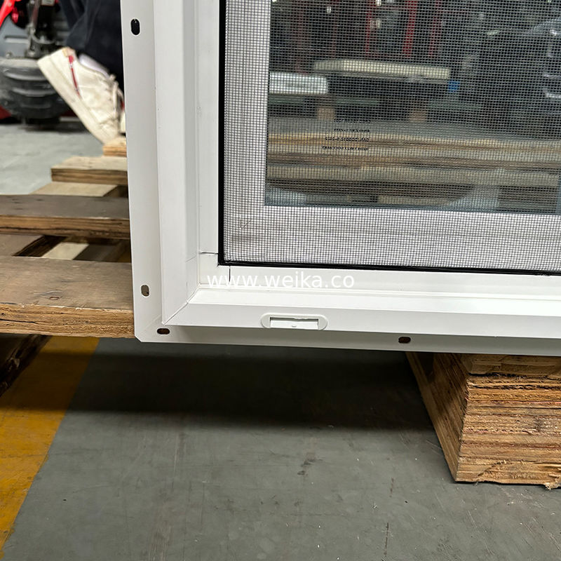 Janela deslizante de UPVC de moldura preta fina para divisórias de escritório minimalistas Janela deslizante de UPVC de vidro duplo tingido de verde para eficiência energética