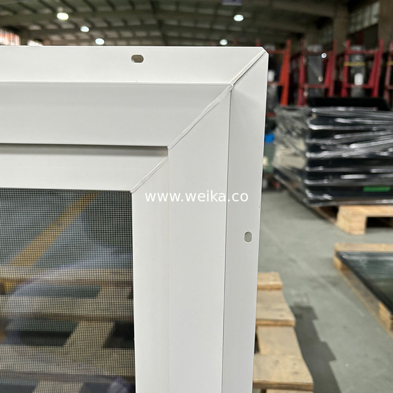 Janela deslizante de UPVC à prova de mosquitos com malha para climas tropicais Custom 30x30 Janela deslizante de UPVC para ventilação de cozinha compacta