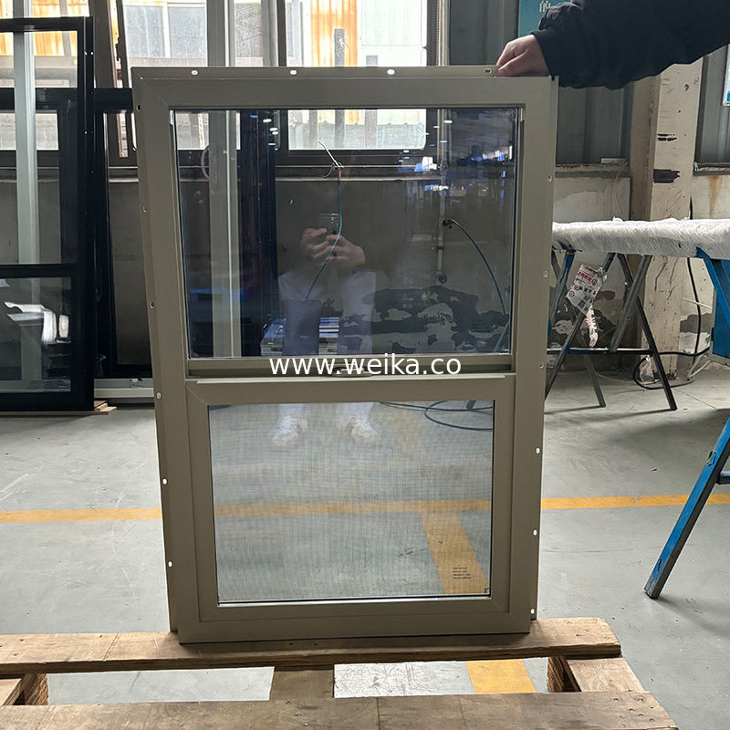 Hardware durável e perfis de extrusão Janelas de vinil UPVC de energia para casas residenciais