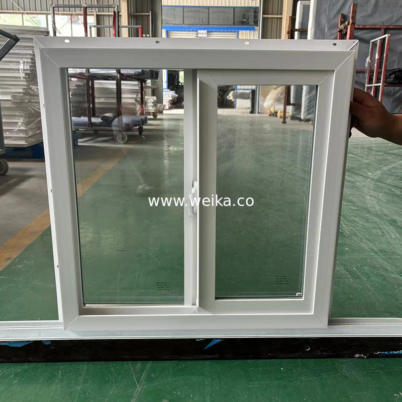 Ferradura de Ferradura UPVC Janela Deslizante E Portas Design padrão de entalhe com vidro flutuante