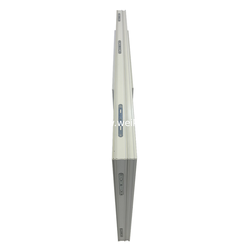14 Anos de Experiência em Produção Elegante Janela Dupla de UPVC de 80mm com Design de Canal de Drenagem