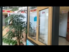 ODM Casement Alumínio inclinação e virar janelas cor Woodgrain