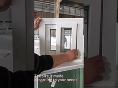 80 série 3,14 polegadas upvc janela dupla deslizante