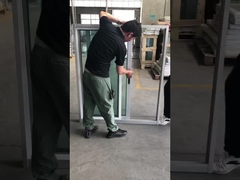 WEIKA alumínio com janela deslizante de vidro duplo