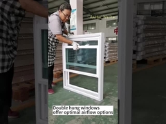 WEIKA série 105 duplo pendurado com janelas de vinil de inclinação americano