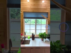 WEIKA Série 82 uPVC Janela suspensa única Instalação real