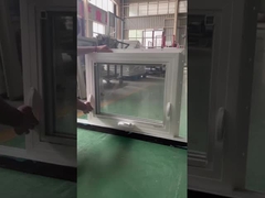 Janela de toldo superior com manivela de UPVC – projetada para ventilação controlada e sem concessões