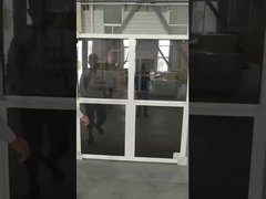 Janelas de vinil de guilhotina simples com montantes estilo americano